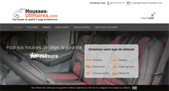 Desktop Screenshot of housses-utilitaires.com