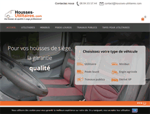 Tablet Screenshot of housses-utilitaires.com